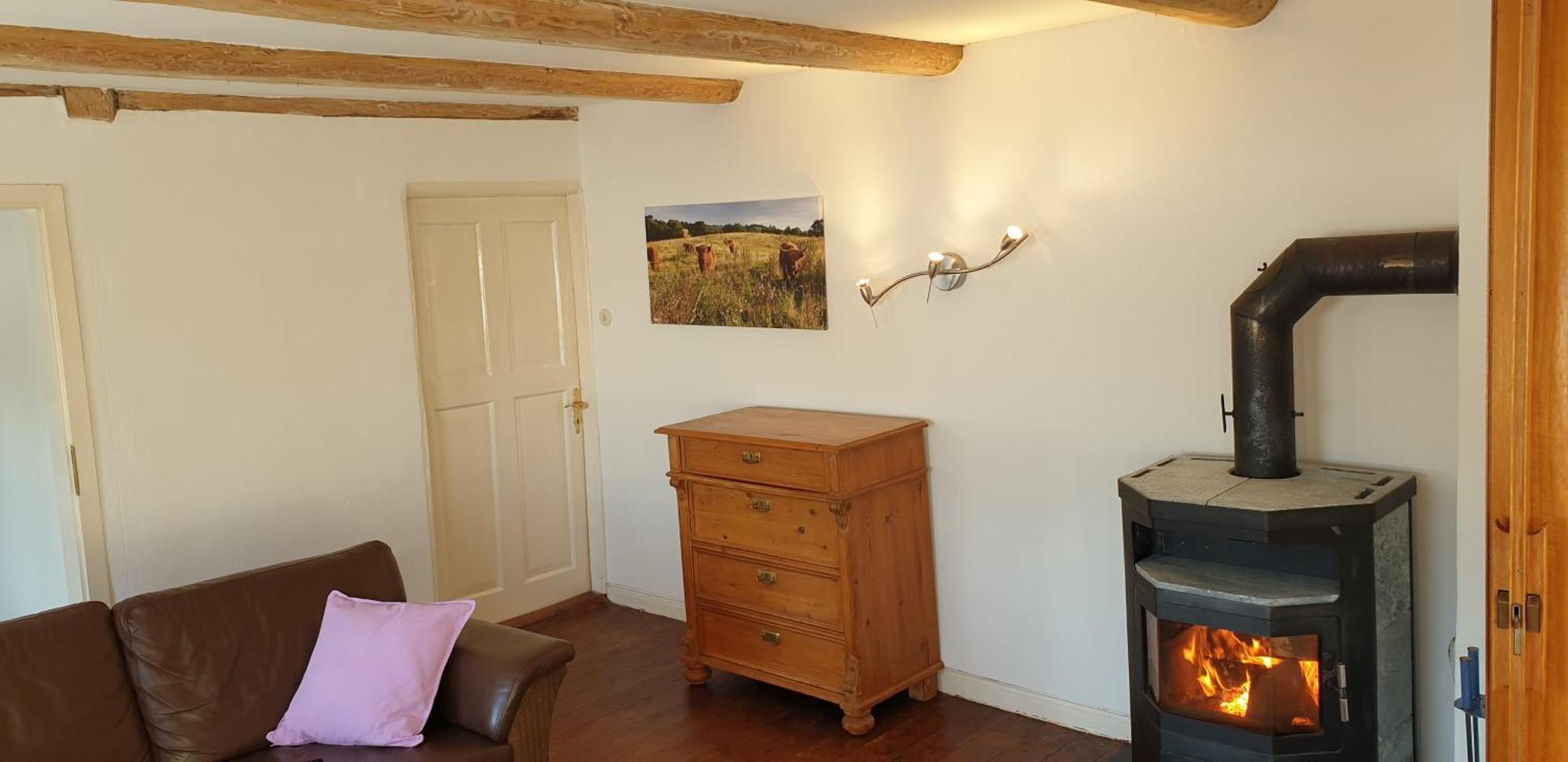 Der Kleine Fuchshof Mit Hund, Pferd Und Huhn Apartment Rathlau Exterior foto